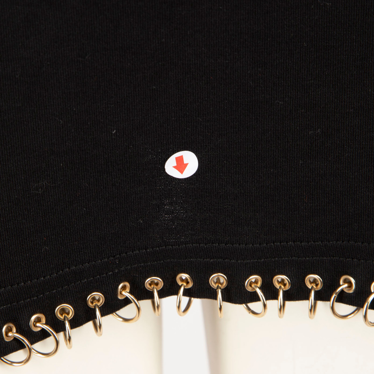 Burberry Black Ring Hem T-Shirt