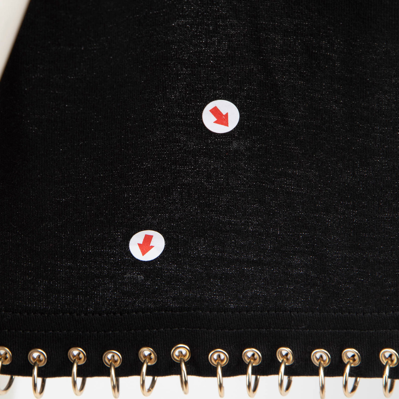 Burberry Black Ring Hem T-Shirt