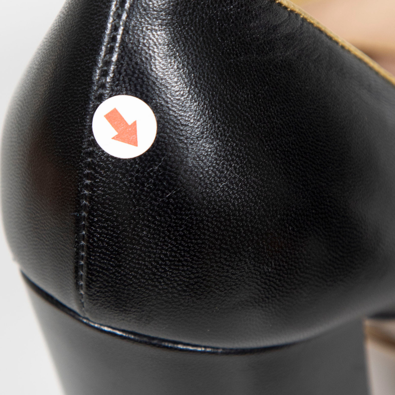 Gucci Black Leather Carly Mary Jane Heels