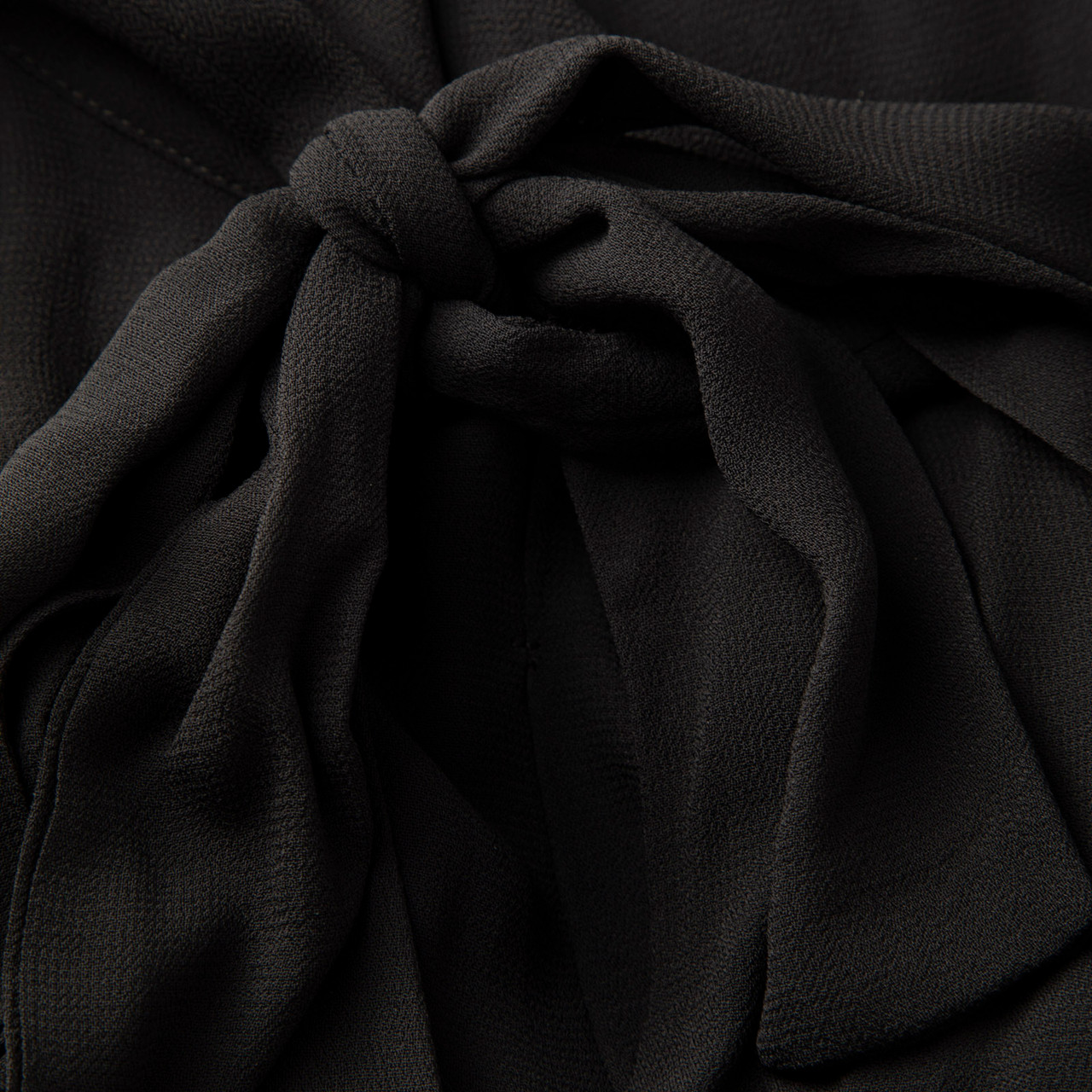 Reformation Black Aylani Mini Dress