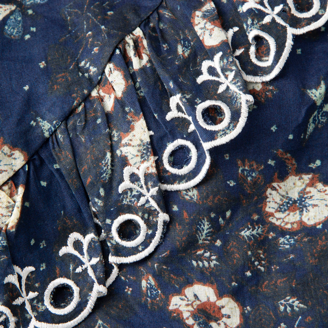 Isabel Marant Isabel Marant Étoile Navy Floral One Shoulder Dress