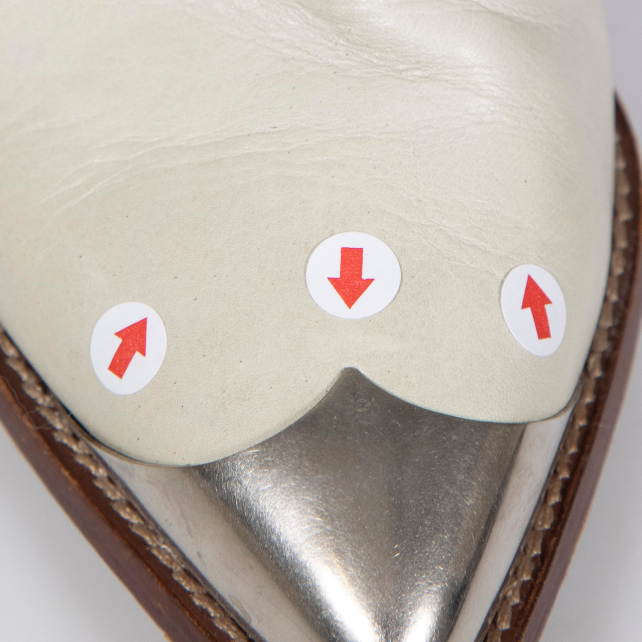 Isabel Marant Ecru Leather Cowboy Boots