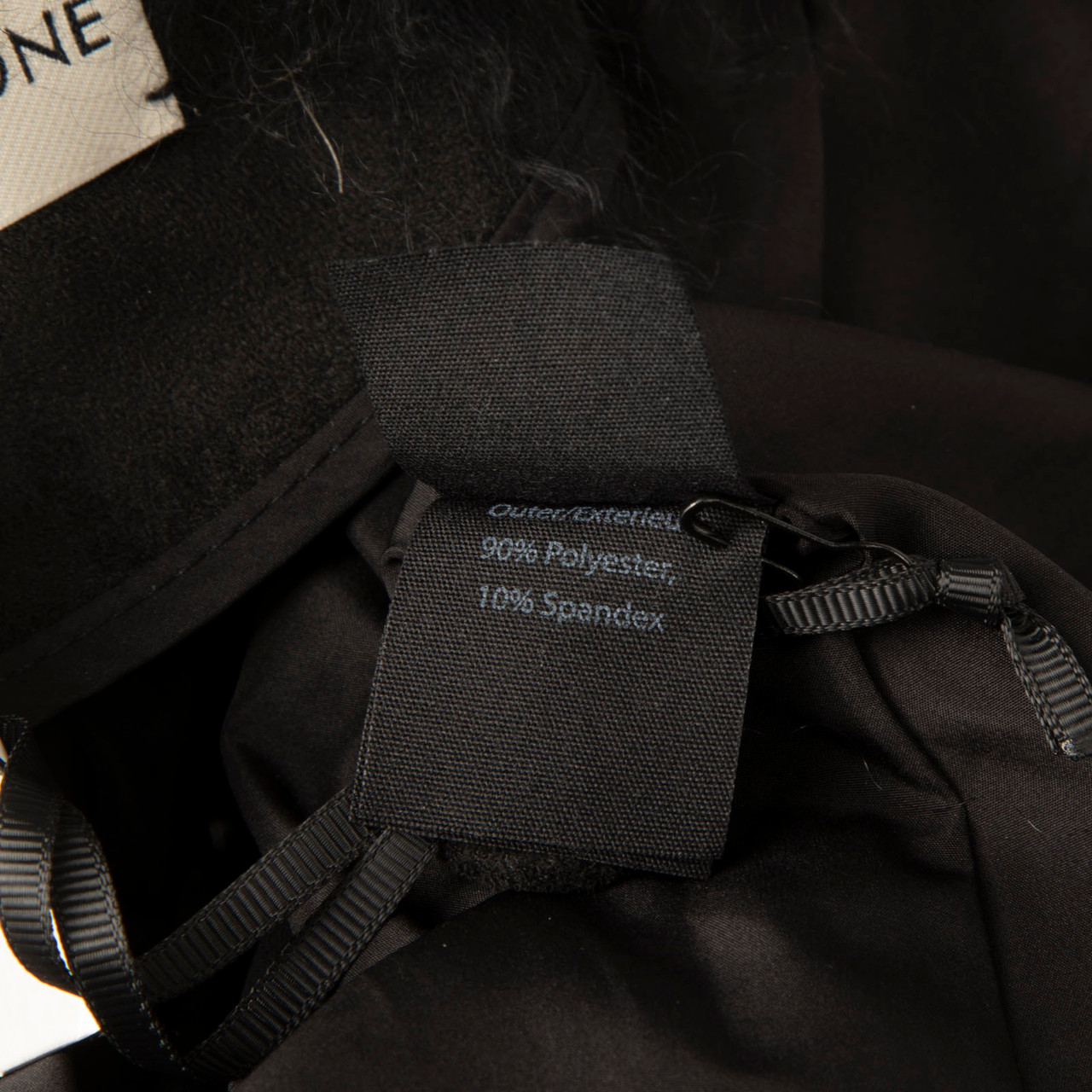 Charlotte Simone Black Lamb Shearling Penny Coat