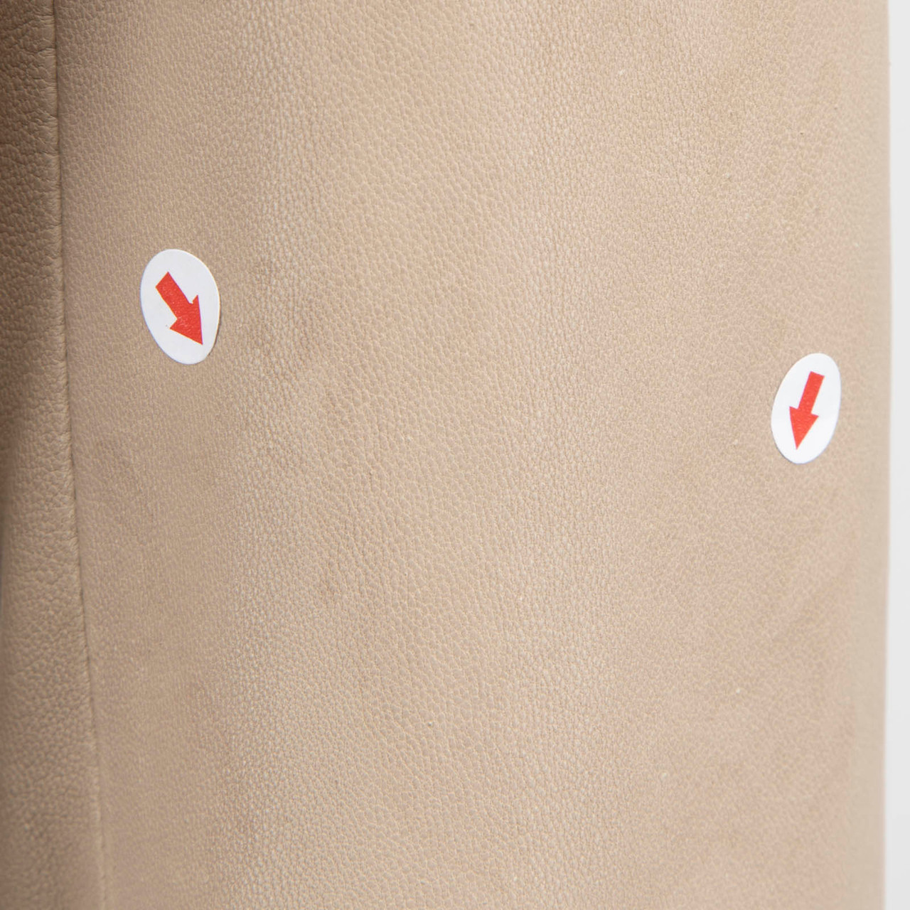 Iro Beige Leather Biker Jacket