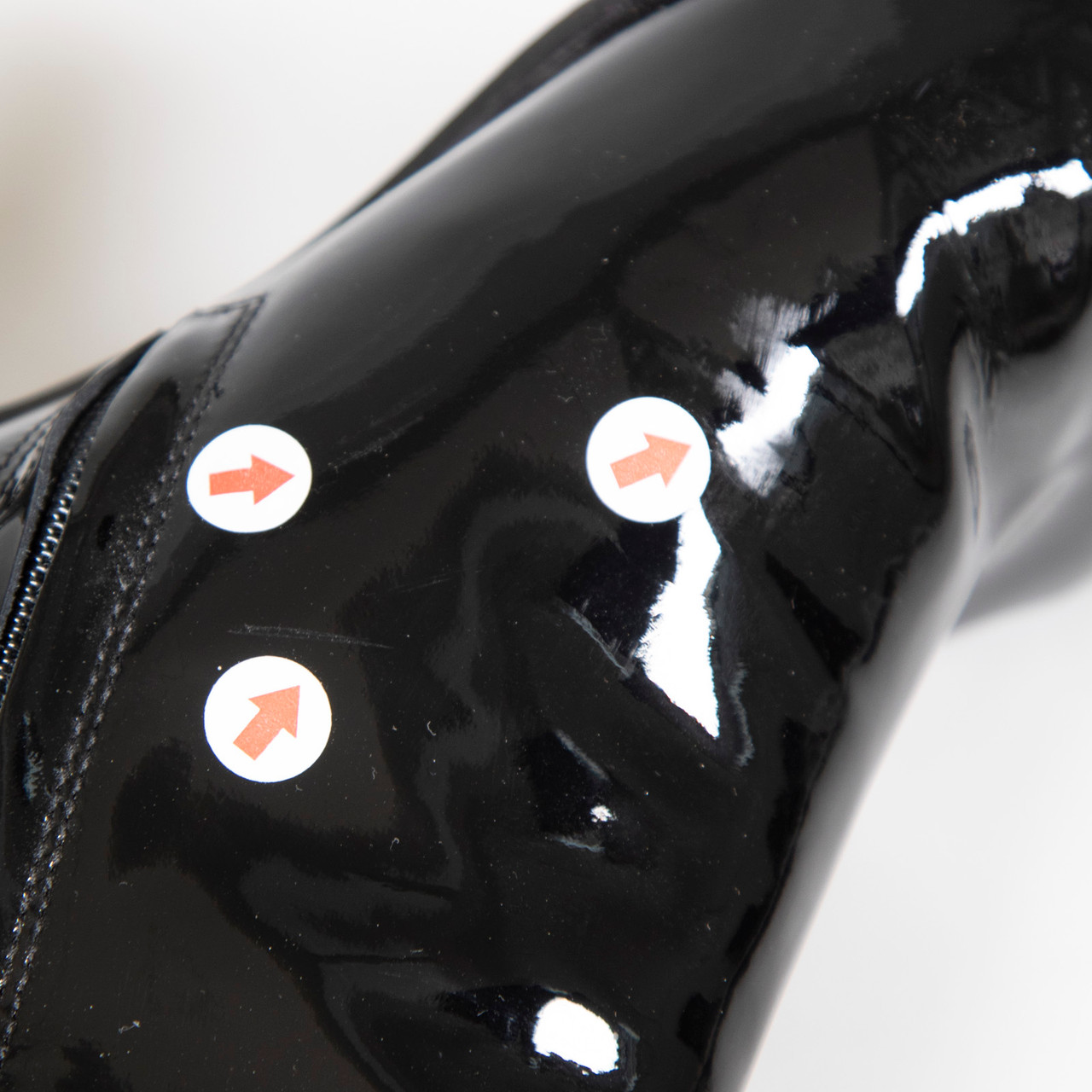 Gianvito Rossi Black Patent Leather Heeled Boots