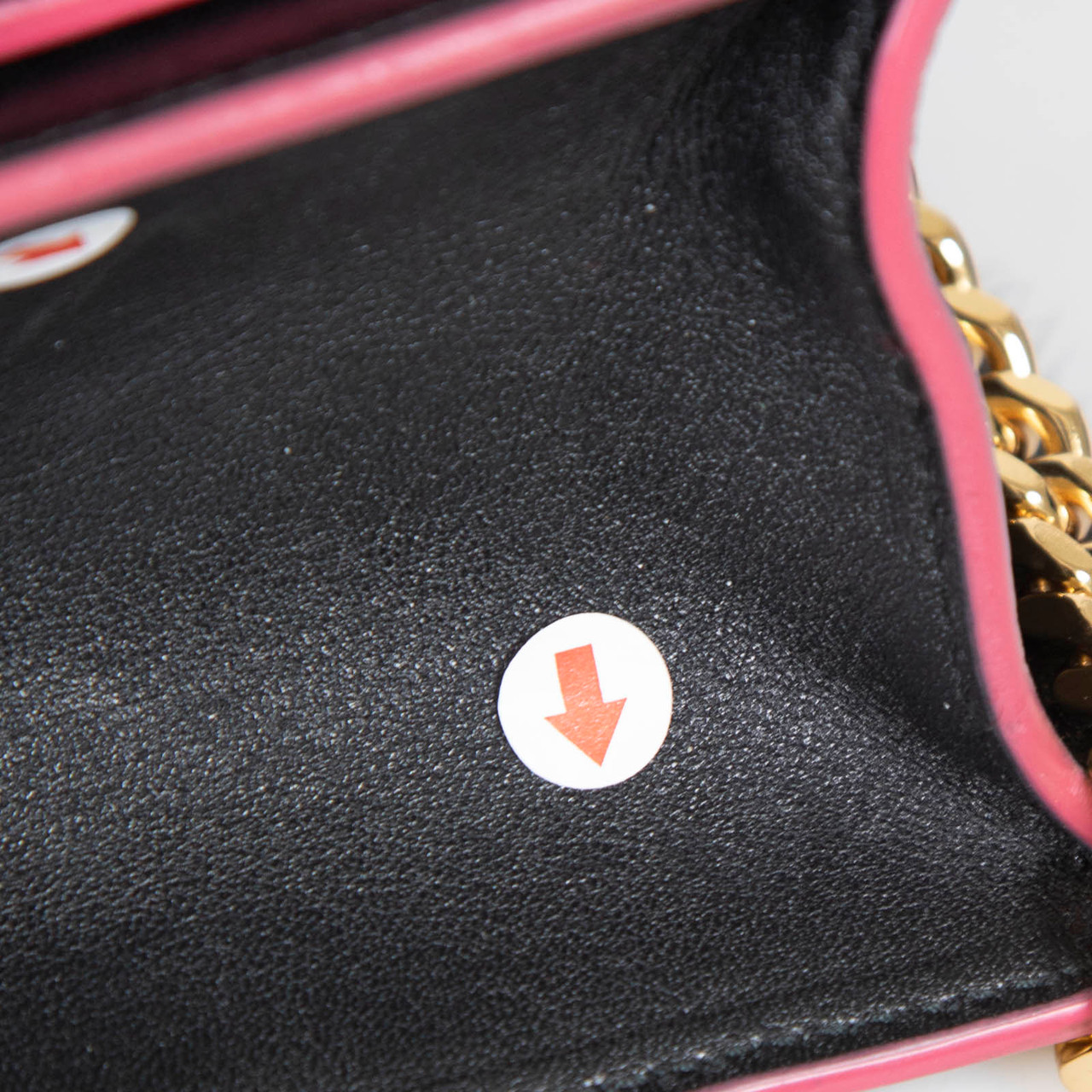 Shanghai Tang Black Leather & Fur Crossbody Bag