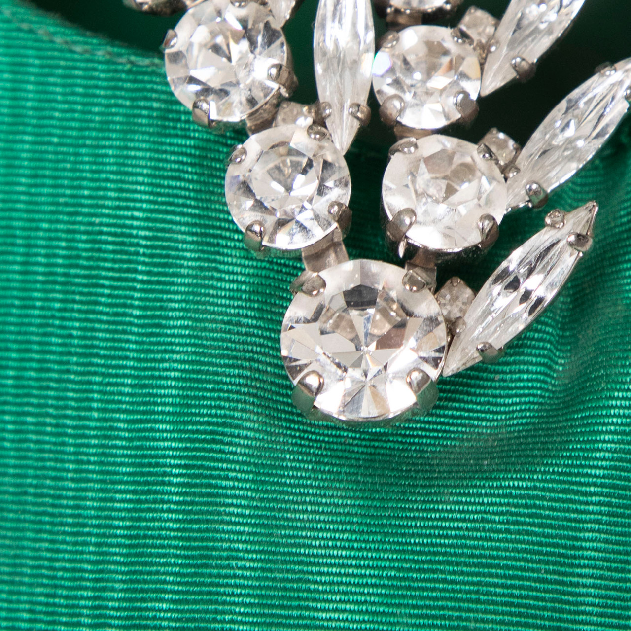 Manolo Blahnik Green Crystal Embellished Pumps