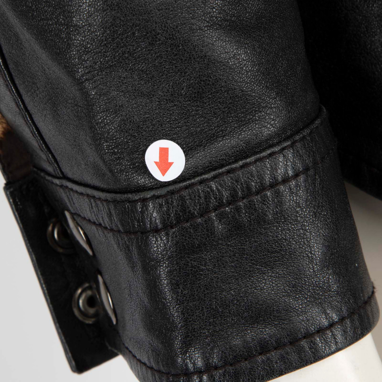 Dolce & Gabbana Black Leather Shirt Jacket