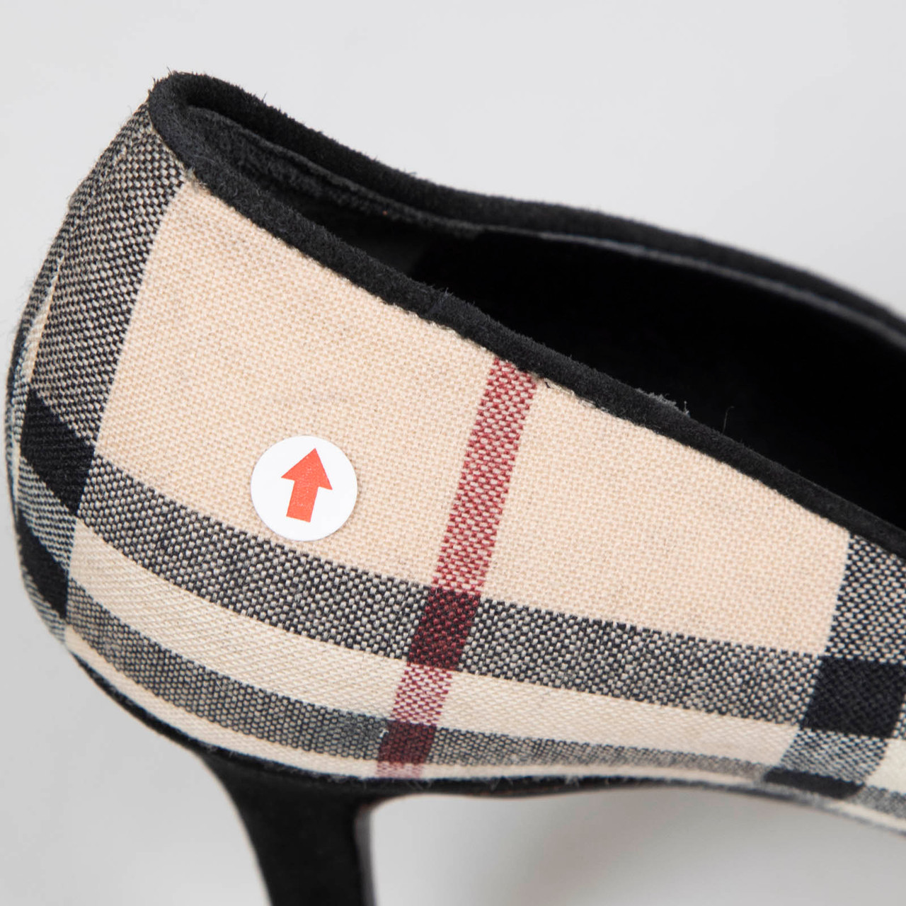 Burberry Beige Nova Check Pointed Pumps