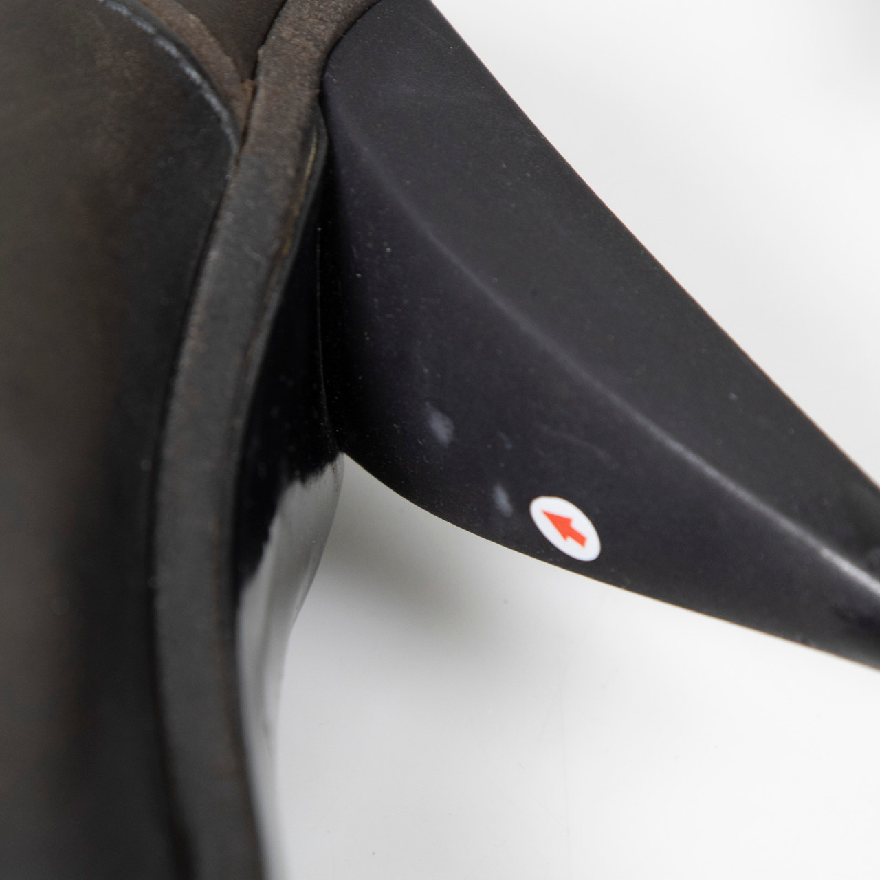 Balenciaga Black Leather Heeled Mid Calf Boots