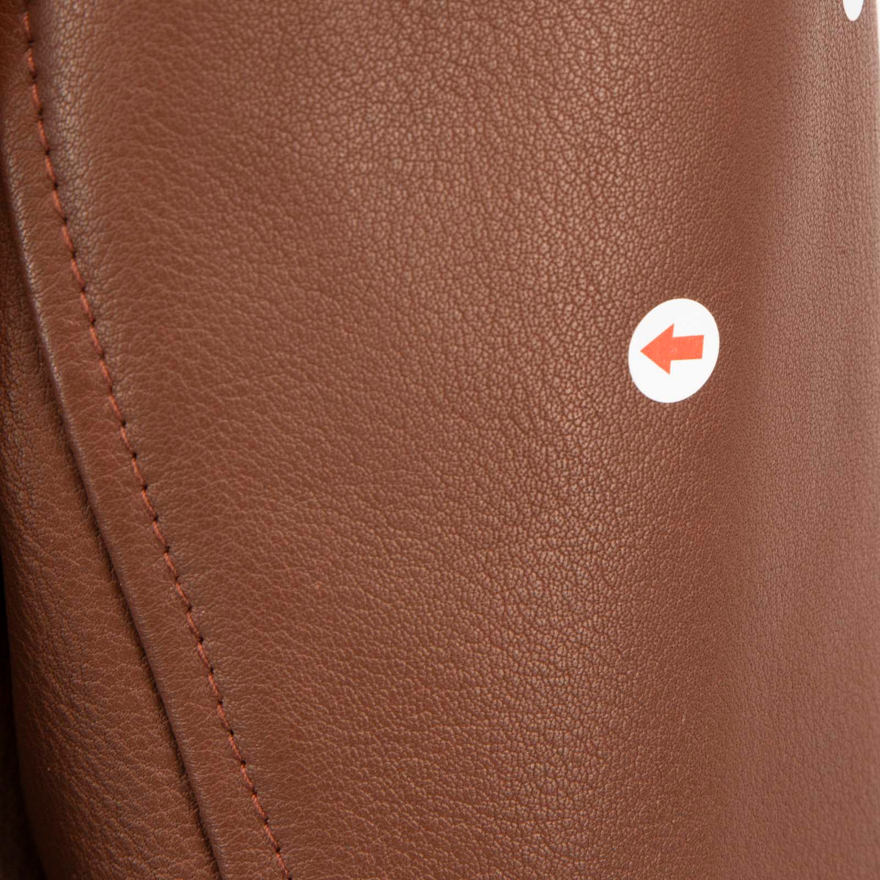 Sportmax Brown Lamb Leather Bomber Jacket