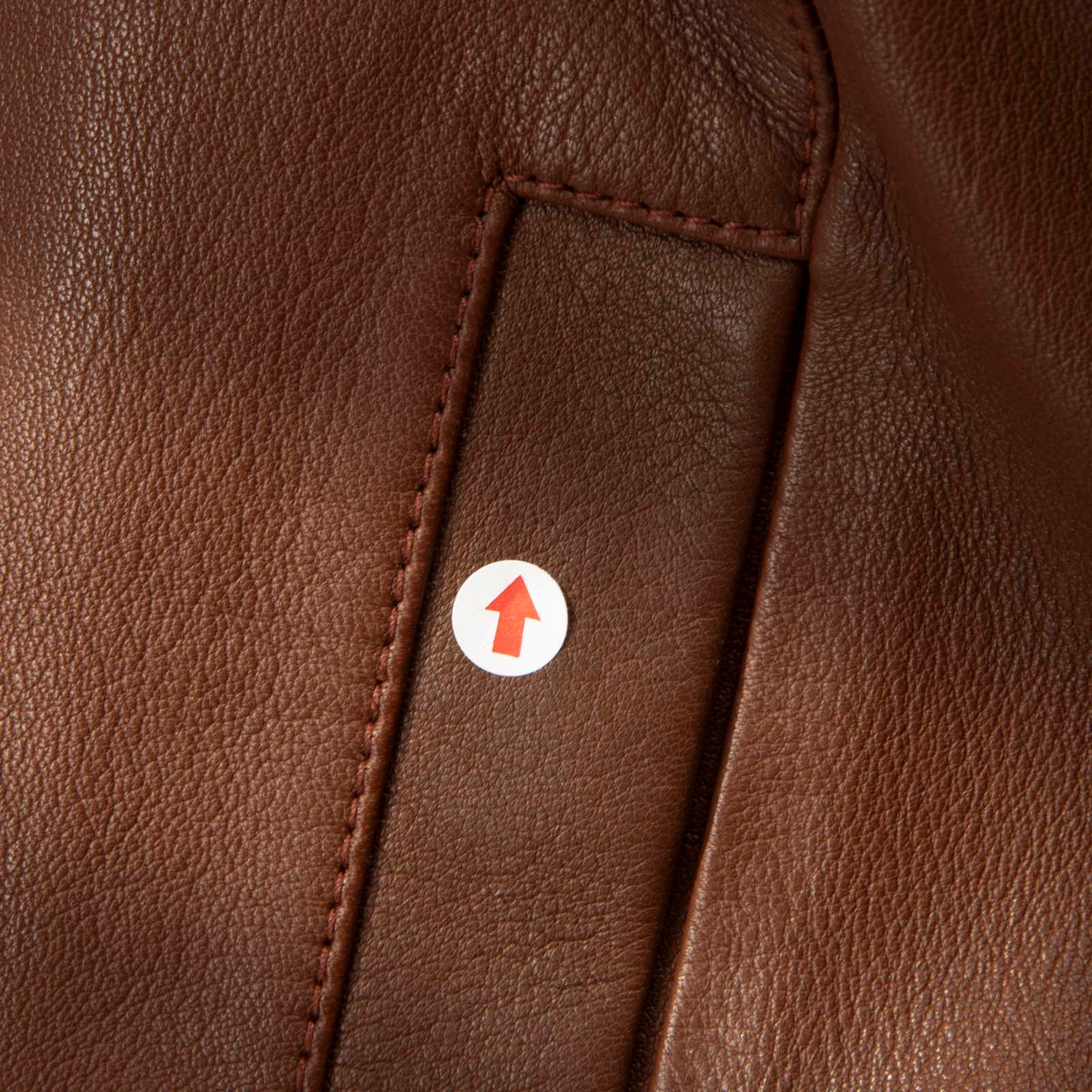 Sportmax Brown Lamb Leather Bomber Jacket