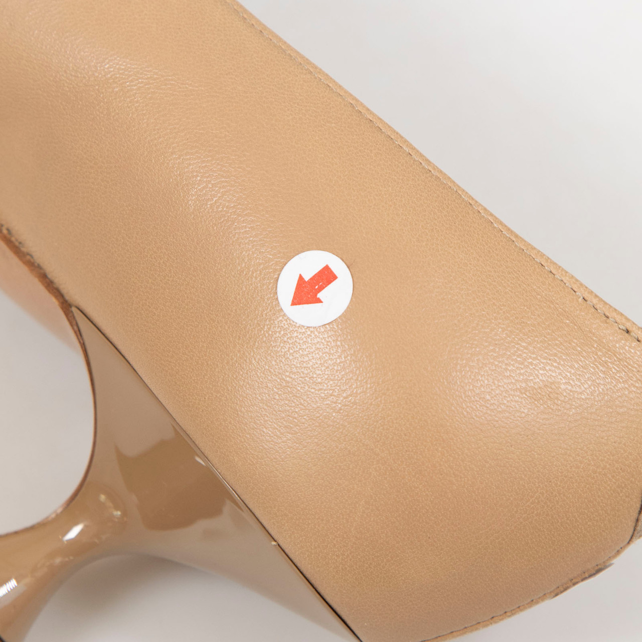 Maison Margiela Beige Leather Low Heel Pumps