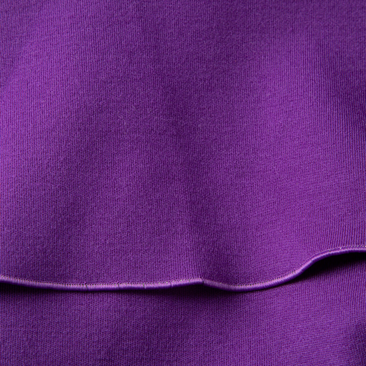 Alexander McQueen Purple Ruffle Neckline Dress