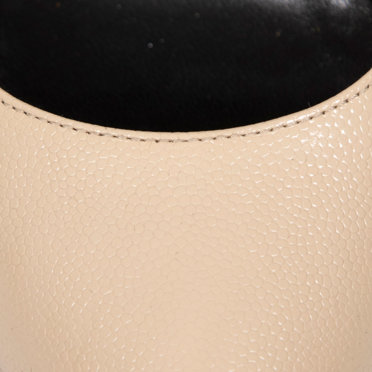 Saint Laurent Beige Leather Janis Pumps