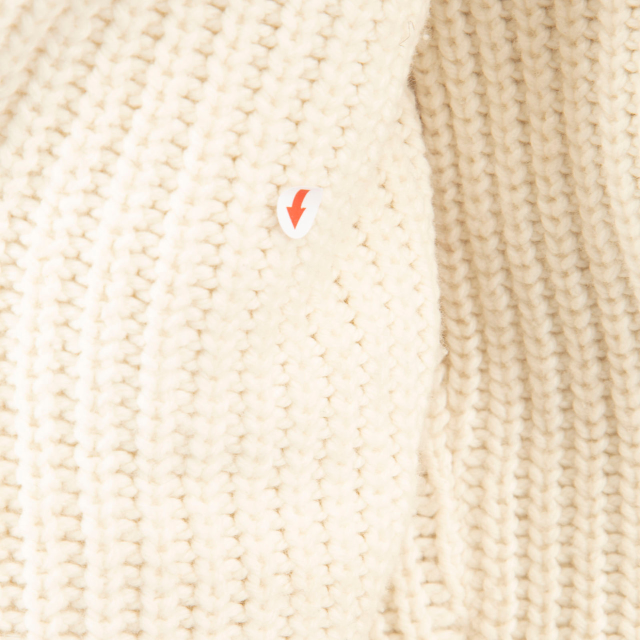 Sézane Ecru Wool Knit Lucas Jumper