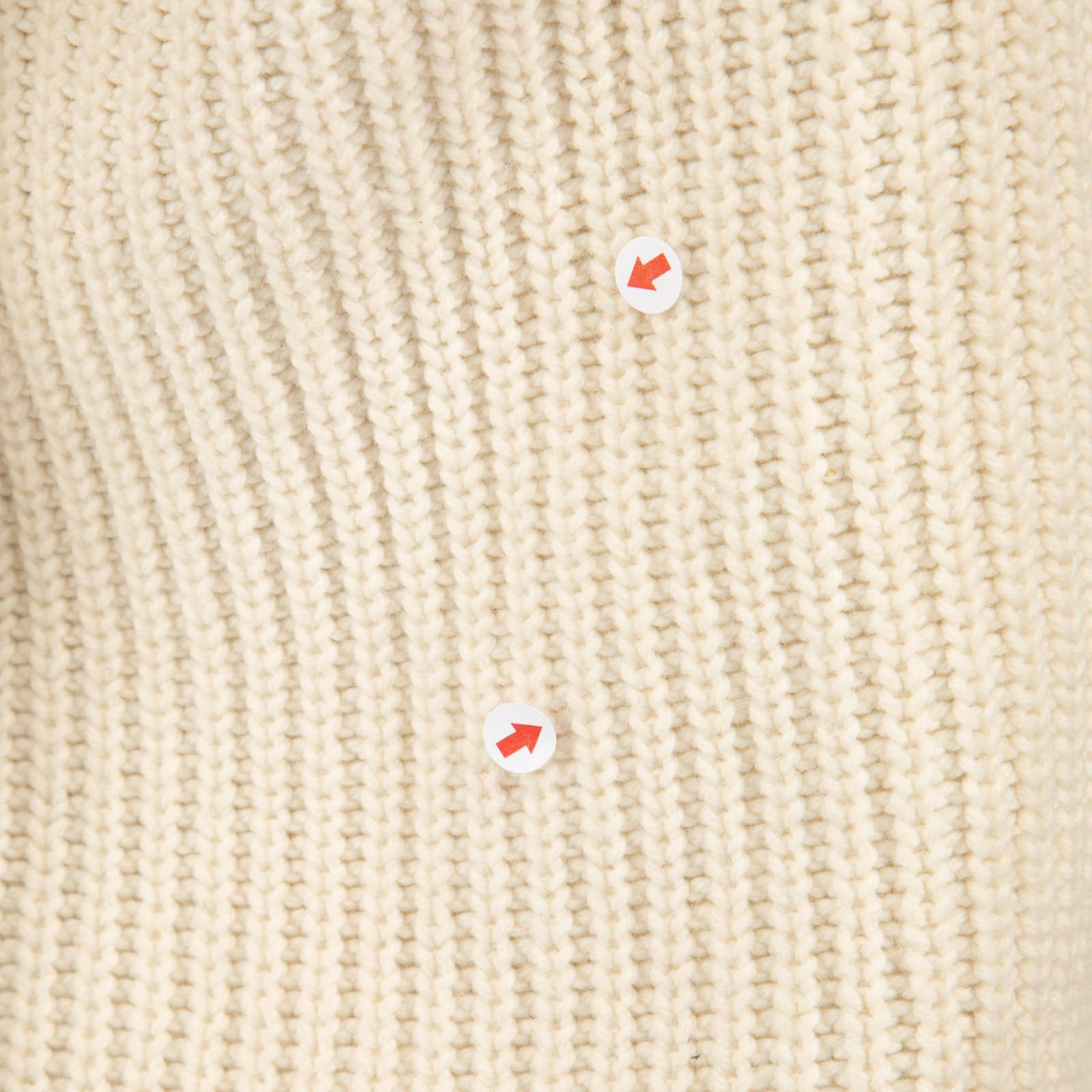 Sézane Ecru Wool Knit Lucas Jumper