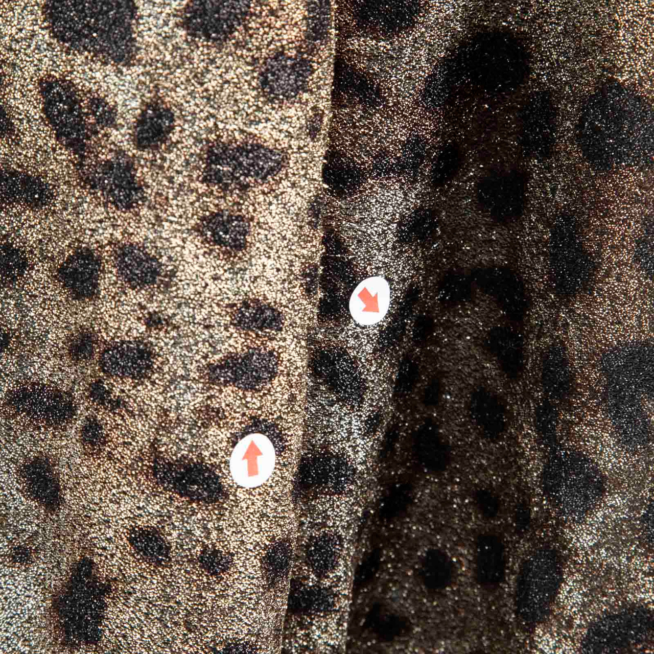 Dolce & Gabbana Metallic Leopard Print Blouse