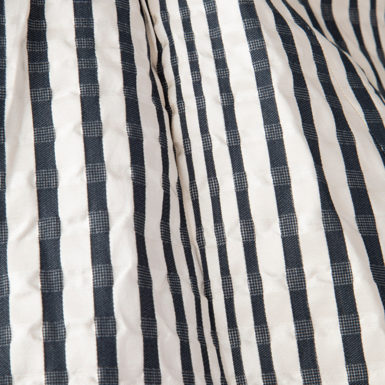 John Galliano Striped Cross Strap Knee Length Dress