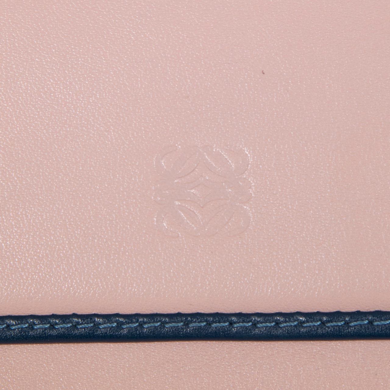 Loewe Pink Leather Monogram Wallet