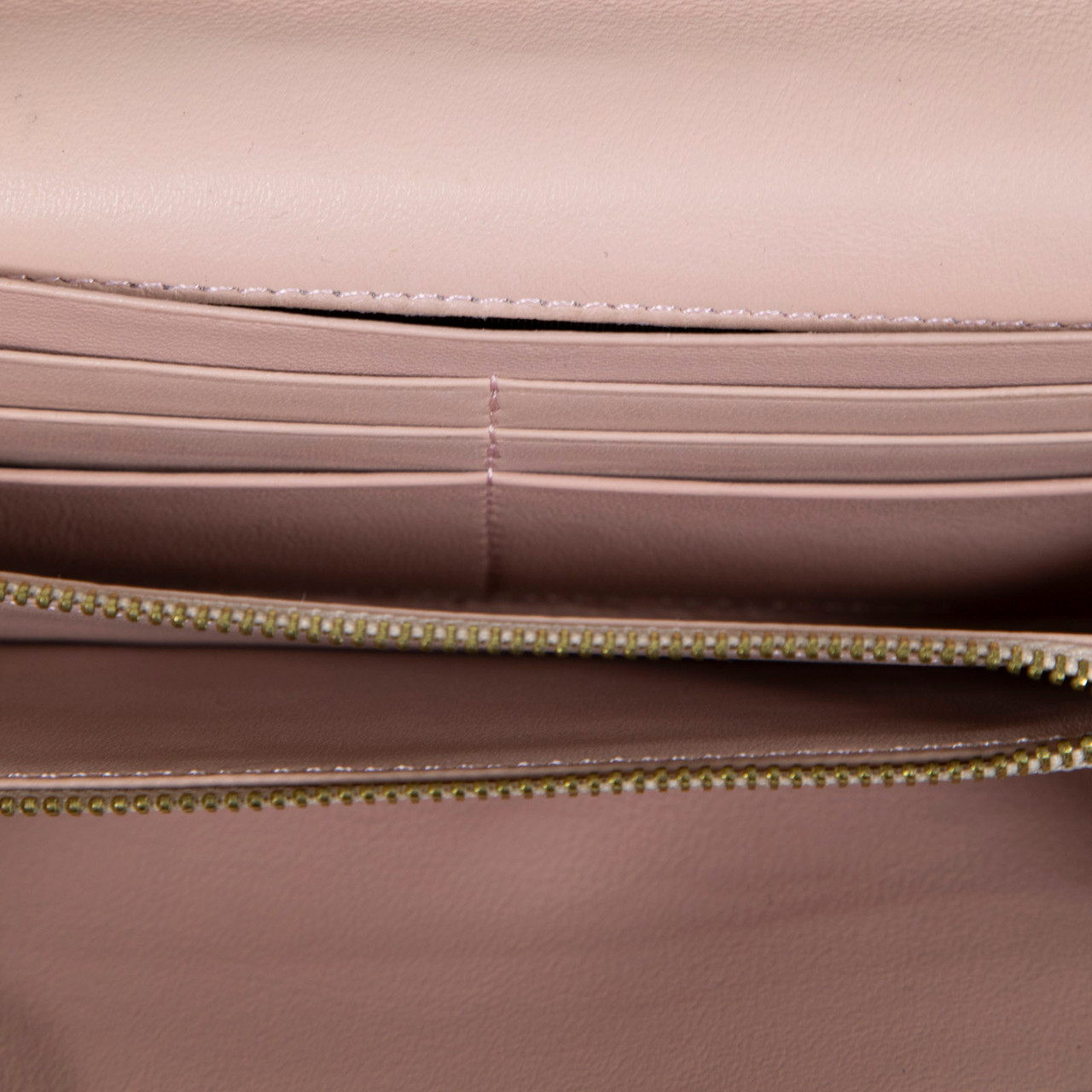 Loewe Pink Leather Monogram Wallet