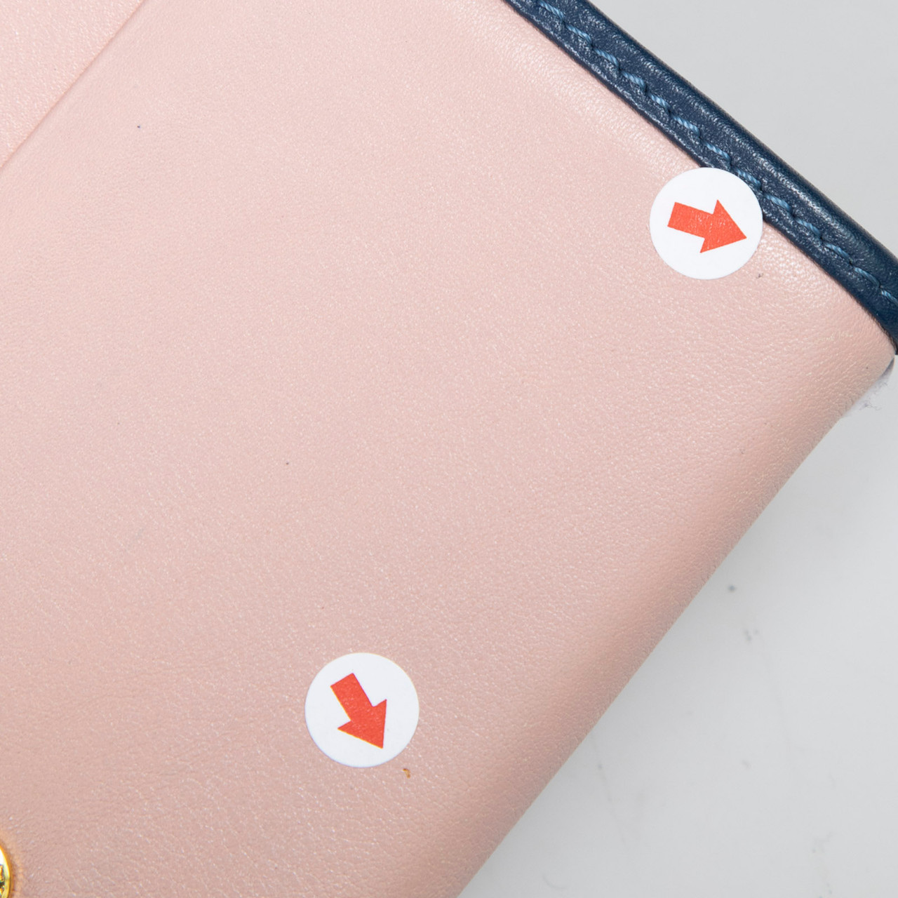 Loewe Pink Leather Monogram Wallet