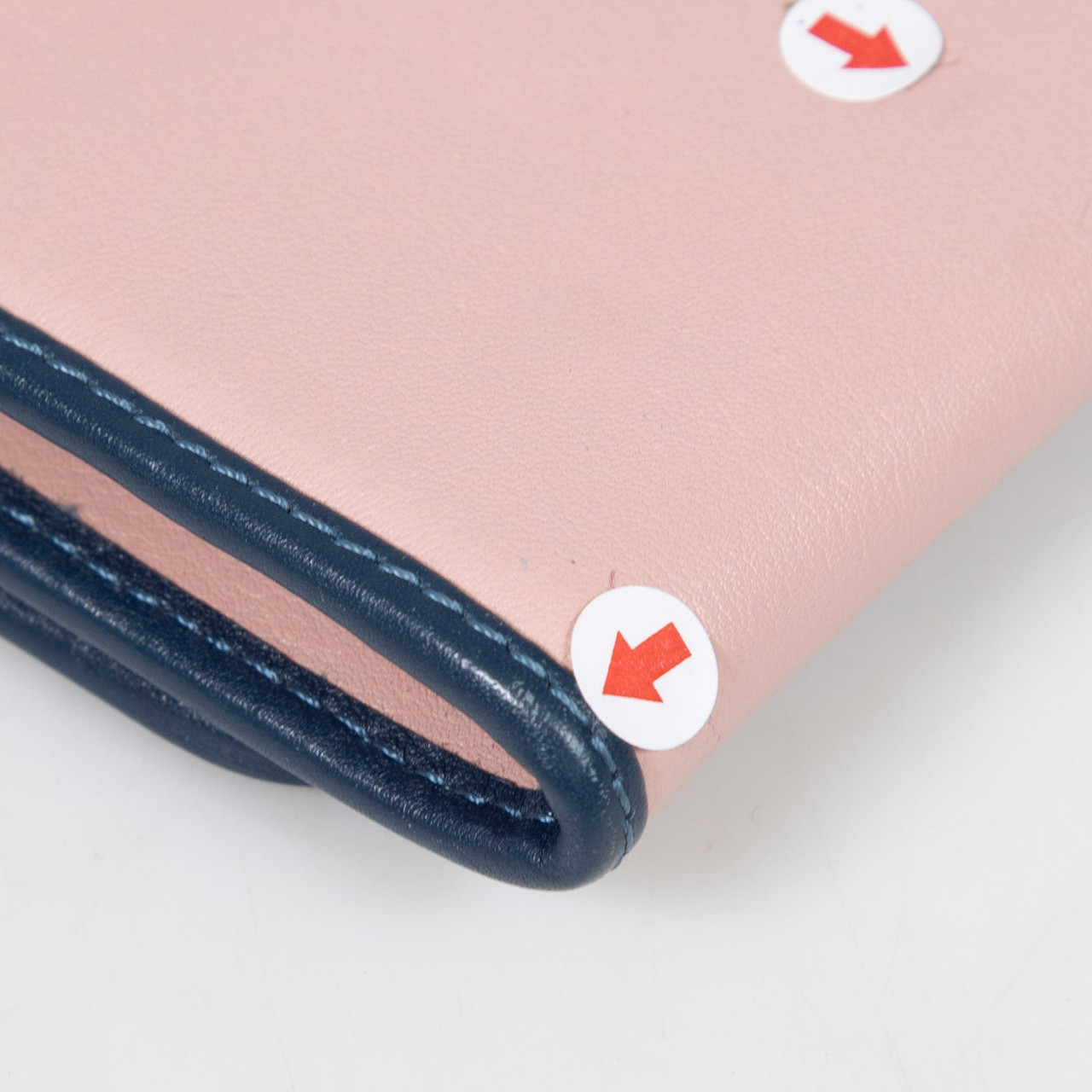 Loewe Pink Leather Monogram Wallet