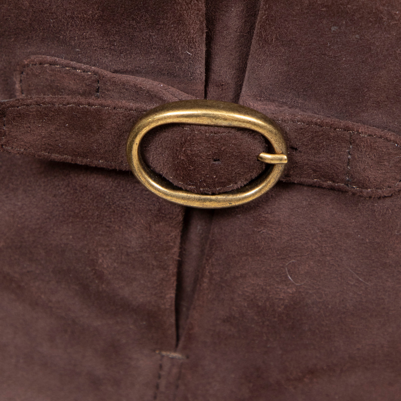 Saint Laurent Brown Suede Jane Ankle Boots