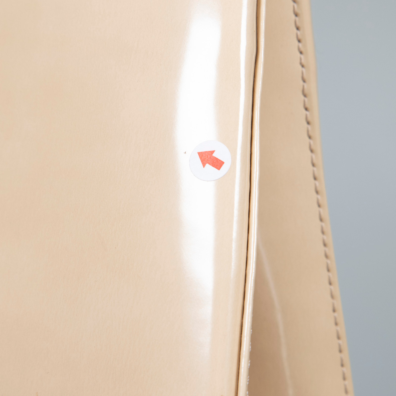 Longchamp Beige Patent Leather Roseau Tote