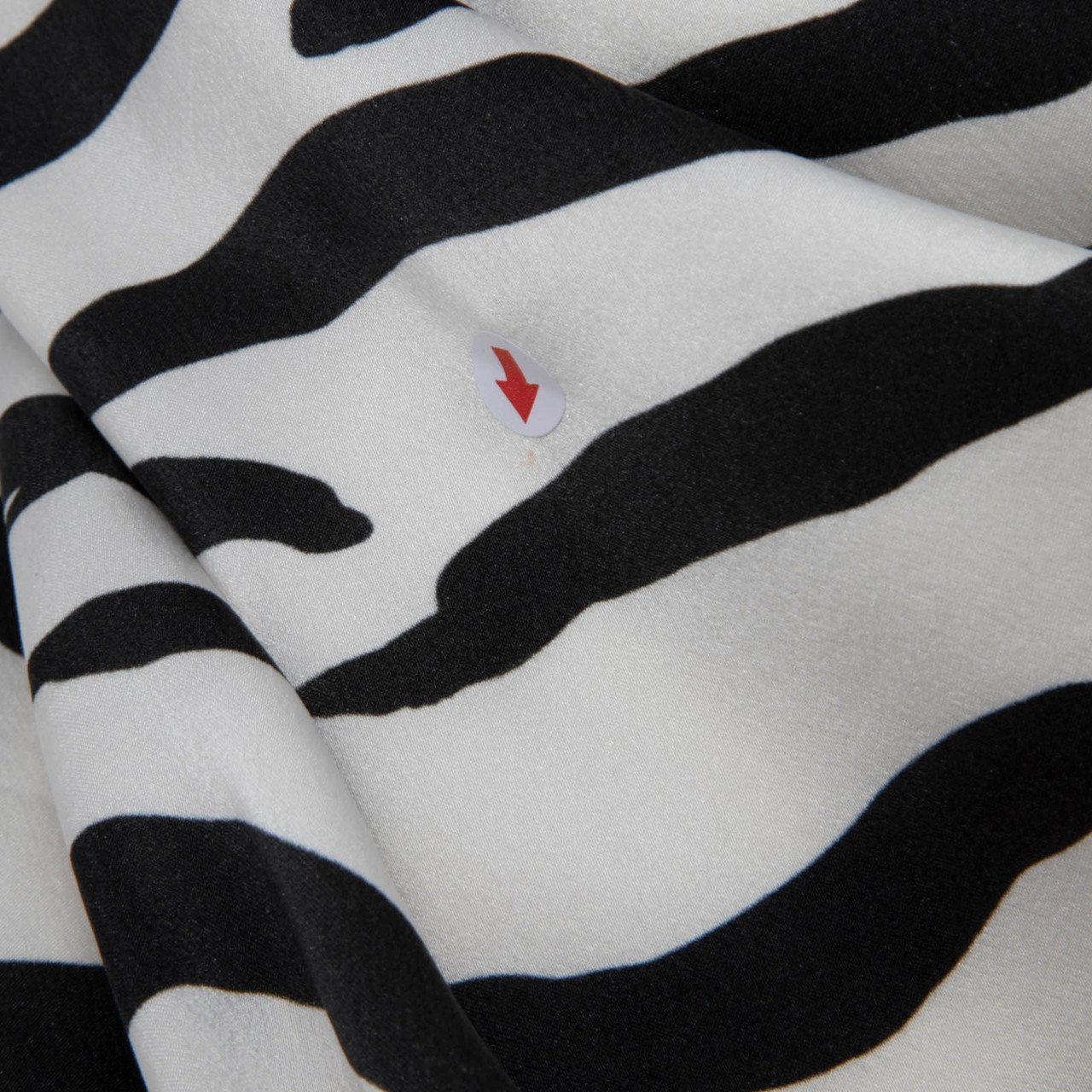 Christopher Esber Zebra Print Silk Midi Dress