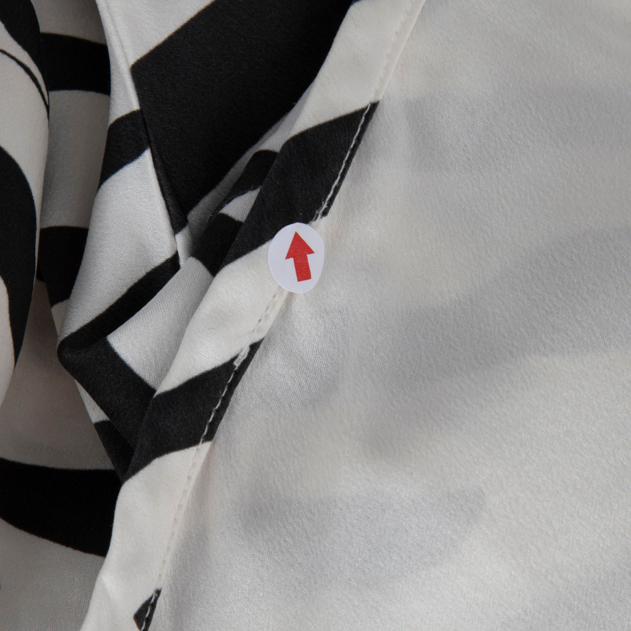 Christopher Esber Zebra Print Silk Dress