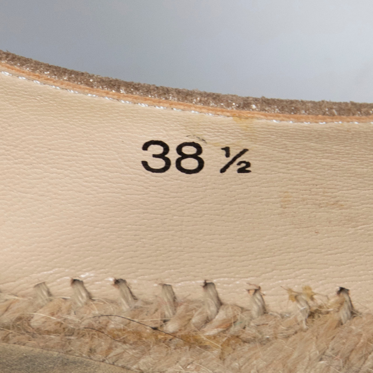 Jimmy Choo Brown Metallic Suede Espadrilles