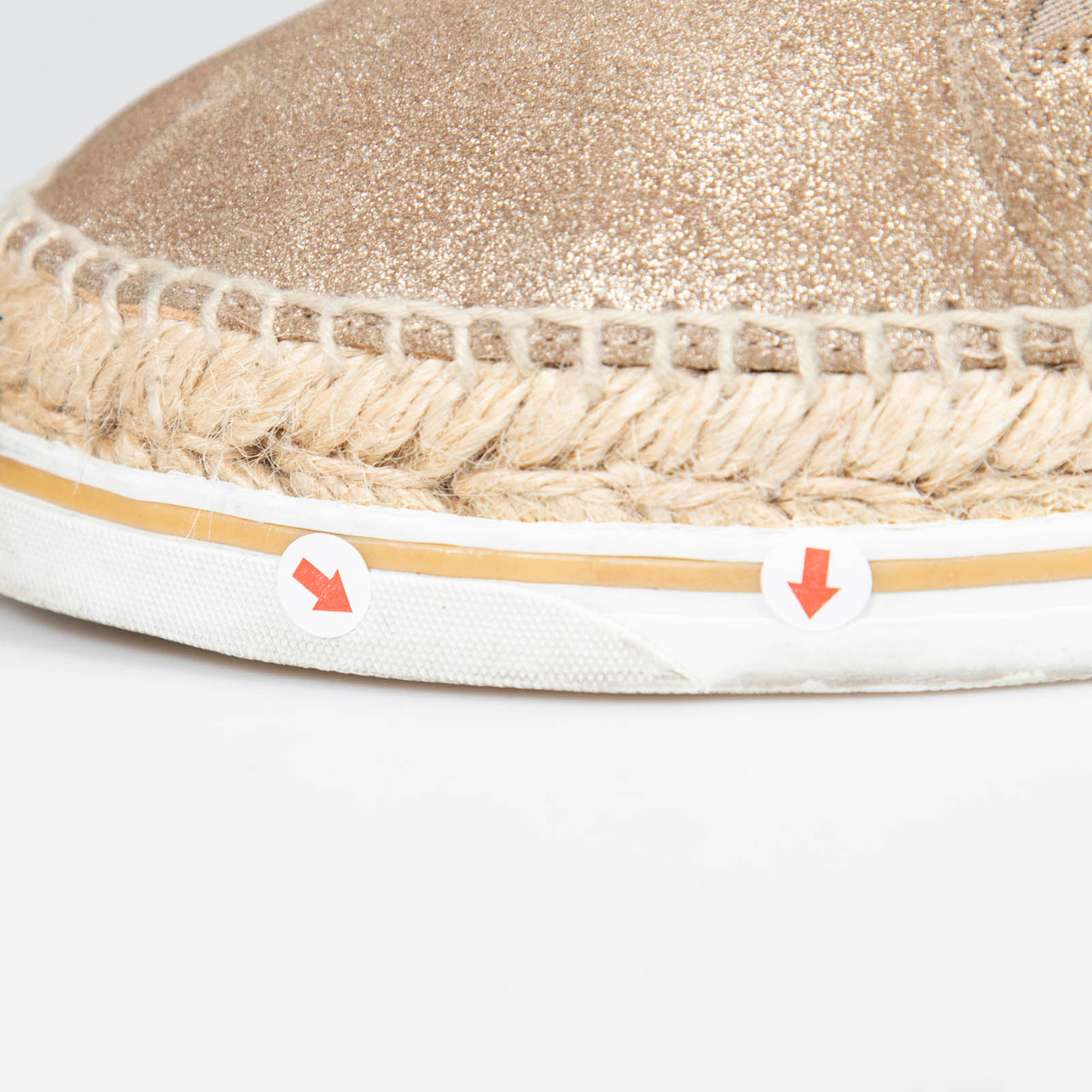 Jimmy Choo Brown Metallic Suede Espadrilles