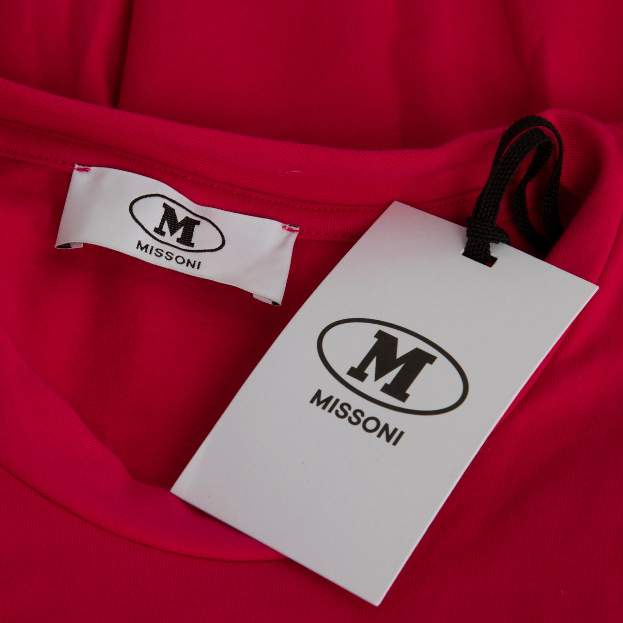 Missoni Pink Metallic Logo T-Shirt
