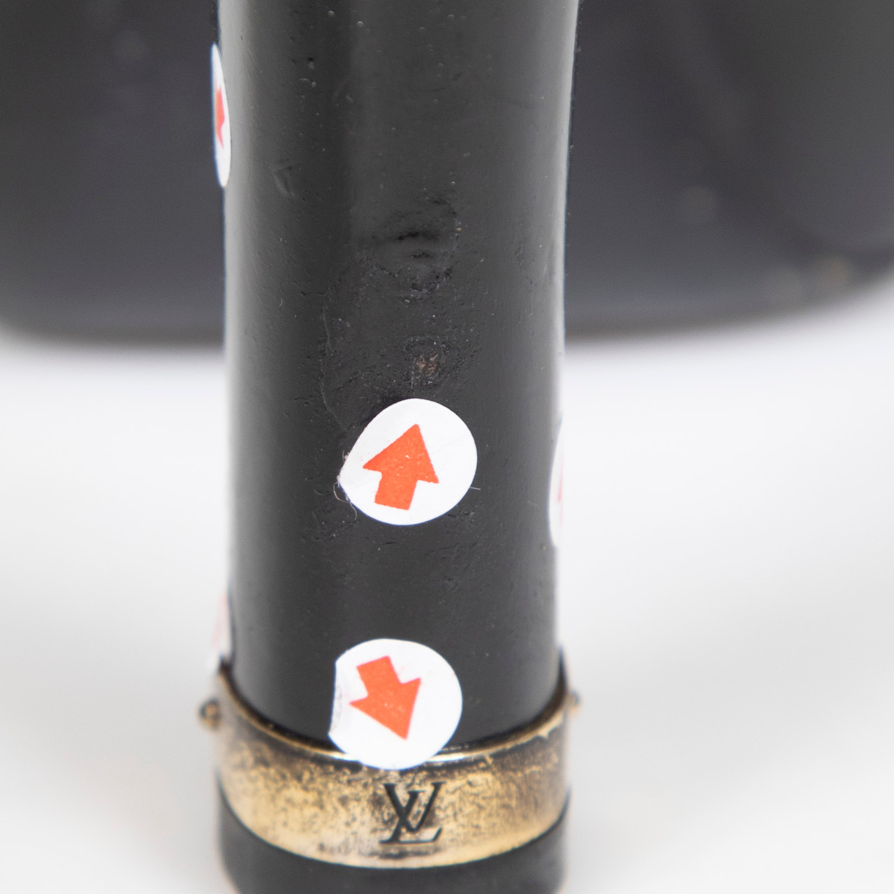 Louis Vuitton Black Patent Platform Heels