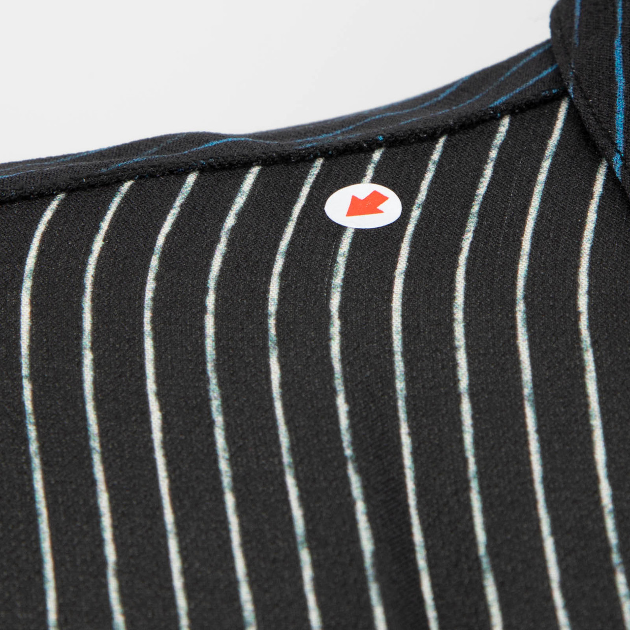 Proenza Schouler Navy Silk Striped Shirt