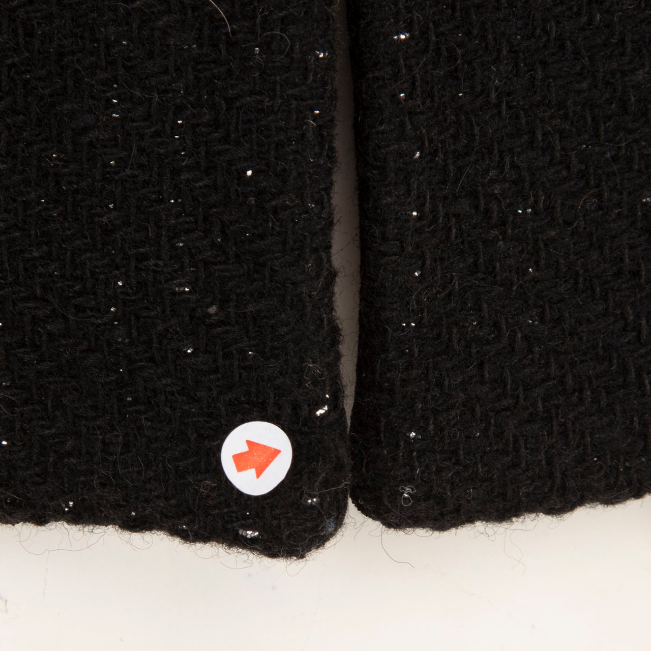 Sandro Black & Silver Zip Lapel Jacket