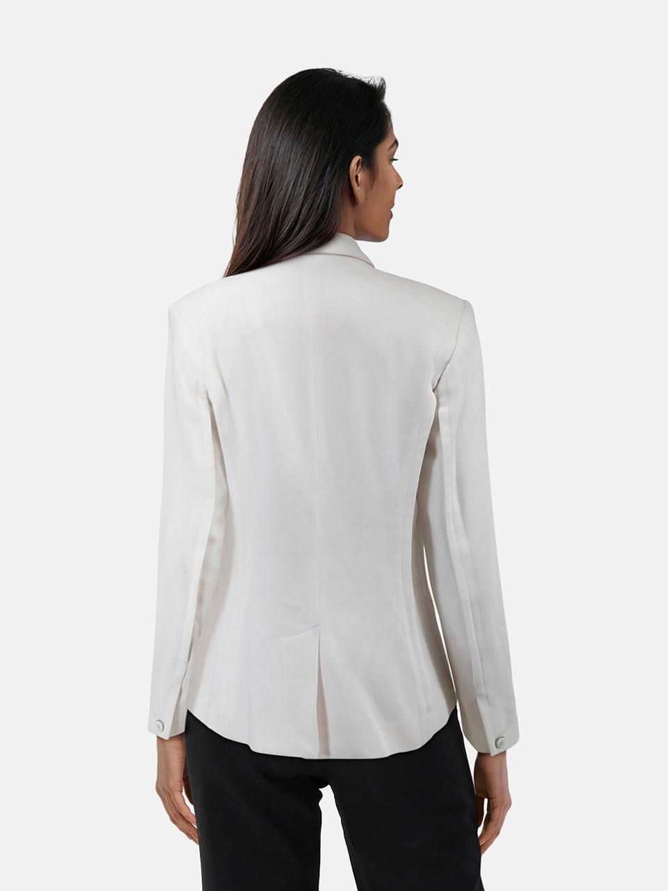 Rag & Bone White Single Breasted Blazer