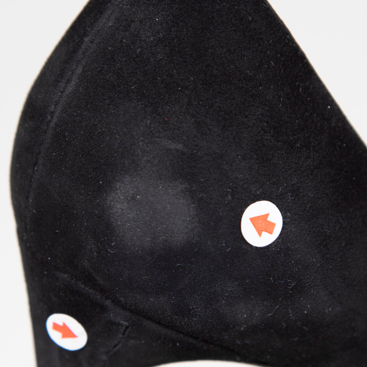 Saint Laurent Black Suede D'Orsay Pumps