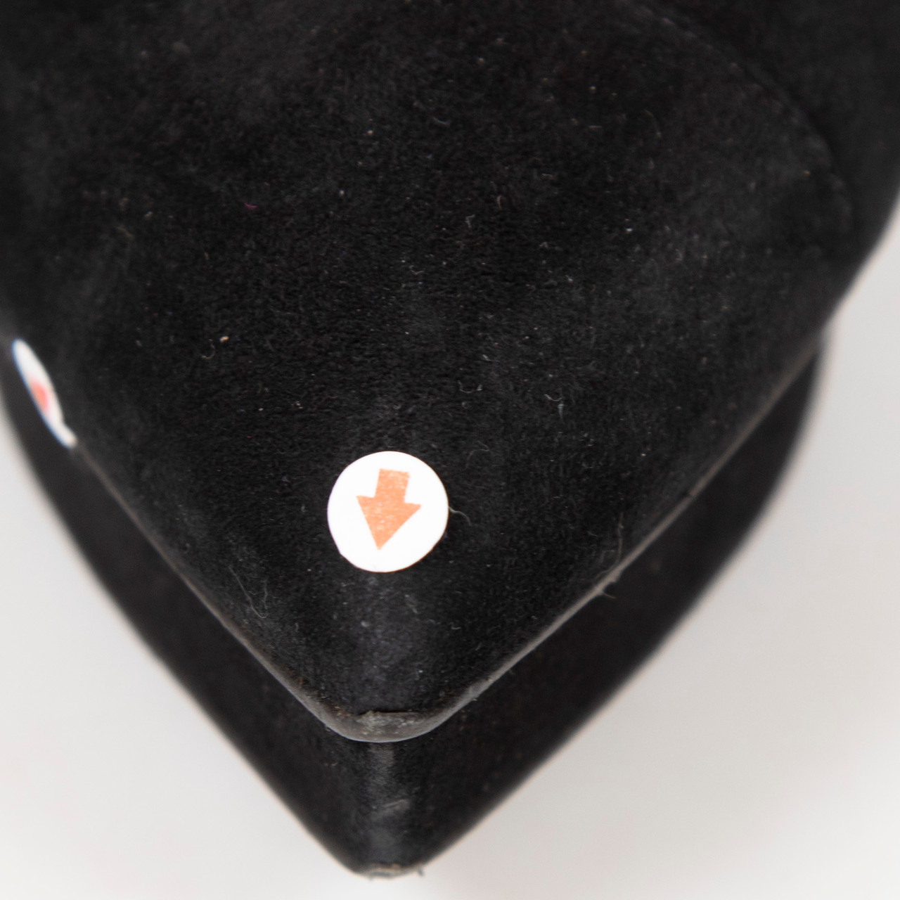 Saint Laurent Black Suede D'Orsay Pumps