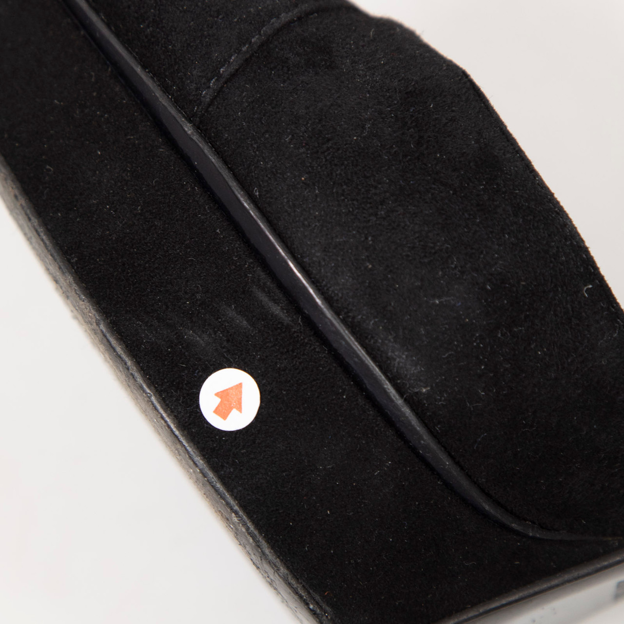 Saint Laurent Black Suede D'Orsay Pumps