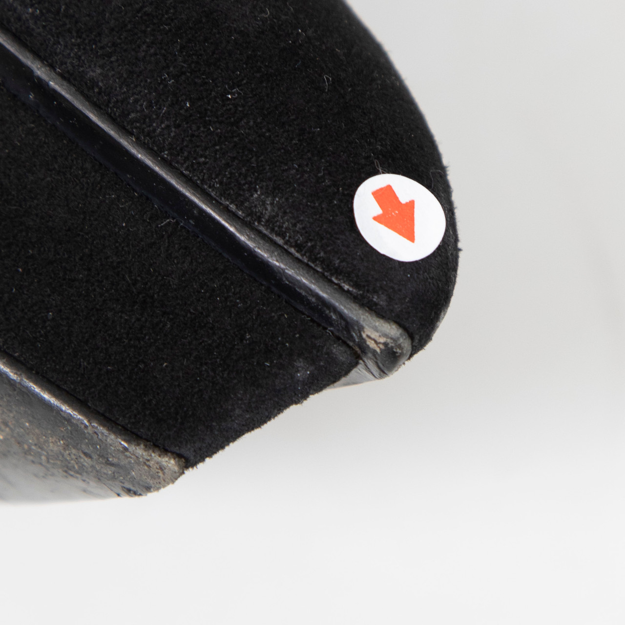 Saint Laurent Black Suede D'Orsay Pumps