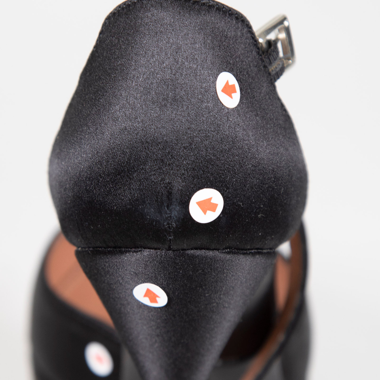 D’Accori Black Pointed Platform Heels