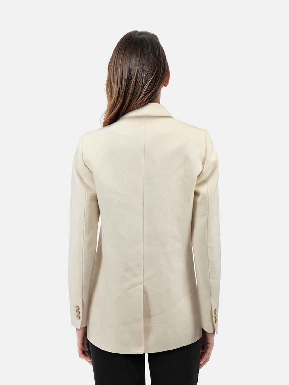 Sézane Beige Wool Michelle Blazer