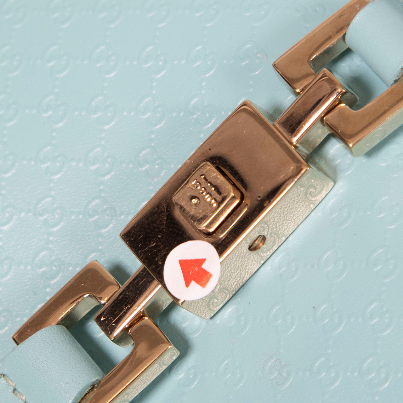 Gucci Turquoise Leather Small Jackie Bag