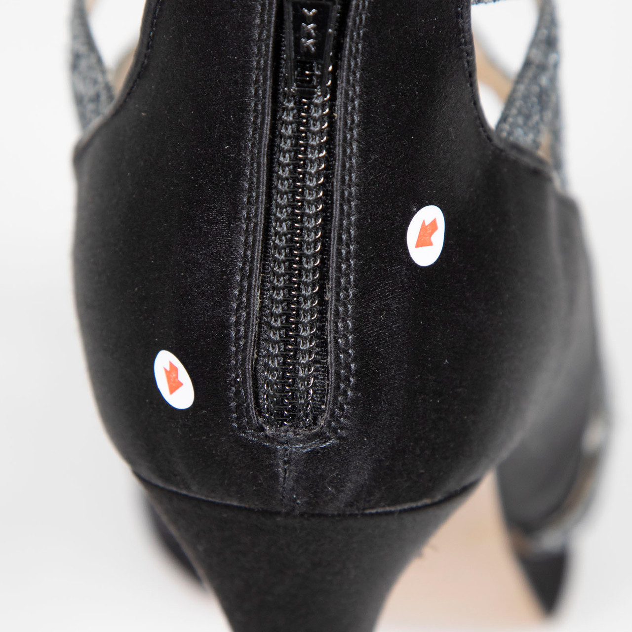 Nicholas Kirkwood Black & Silver Glitter Heels