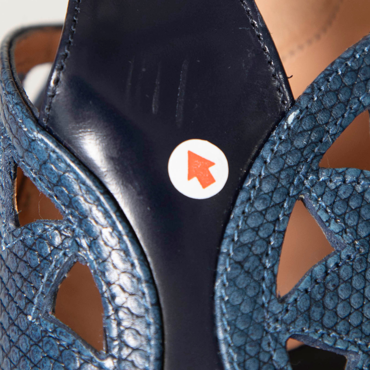 Clergerie Blue Leather Platform Heels