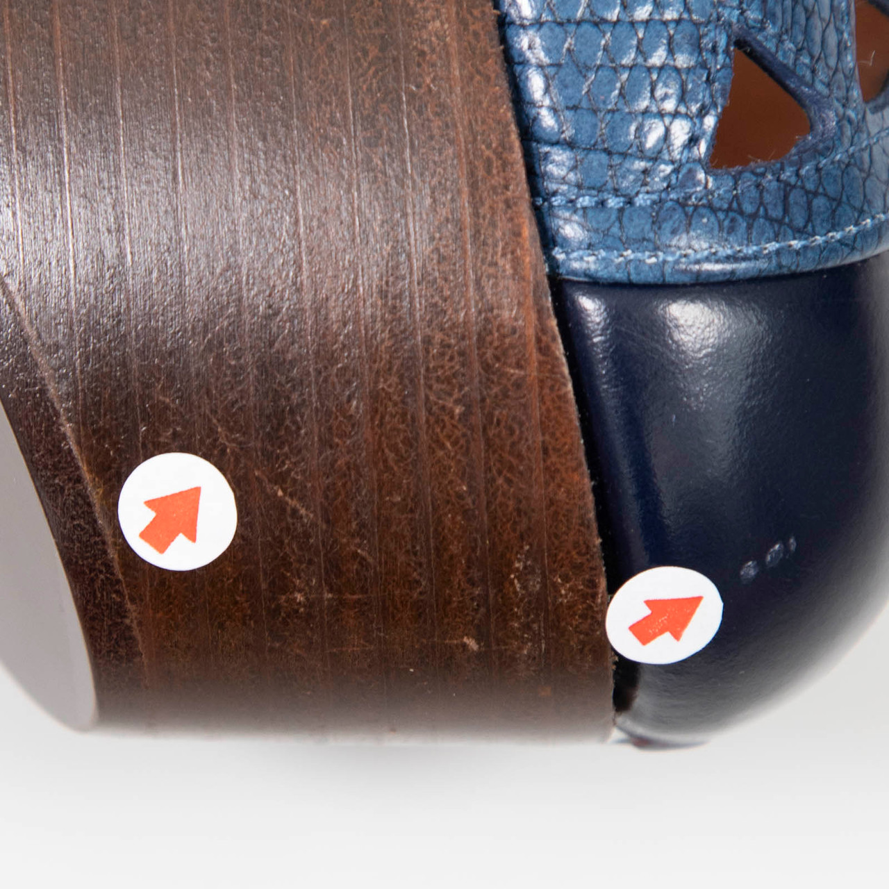 Clergerie Blue Leather Platform Heels