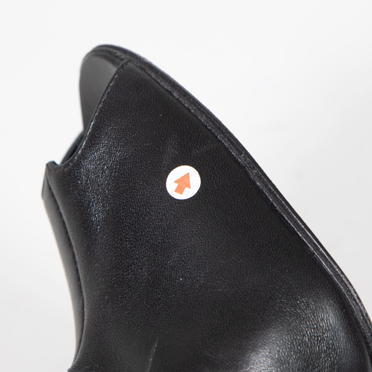 Manolo Blahnik Black Leather Pearl Heels