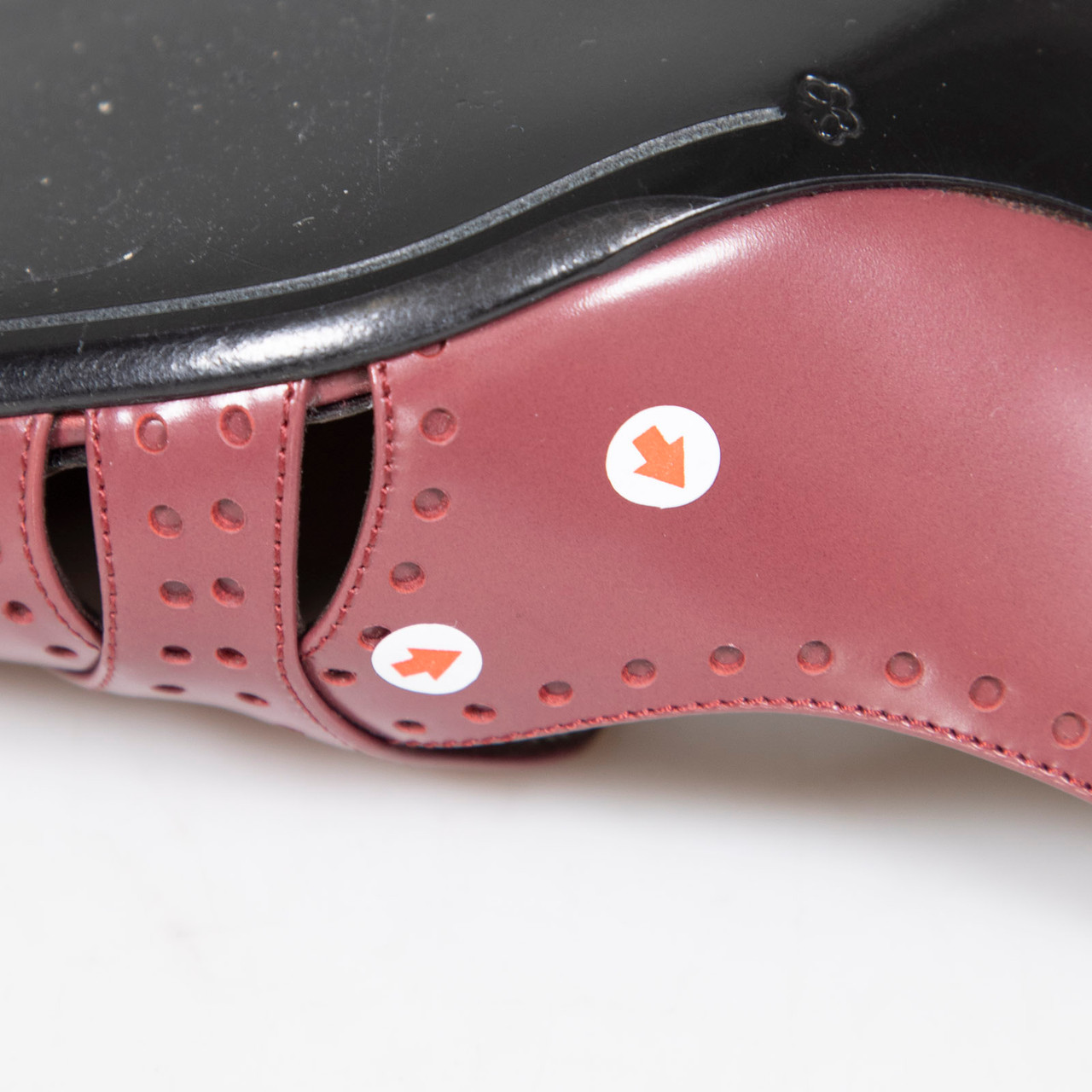 Bottega Veneta Burgundy Leather Slingback Heels